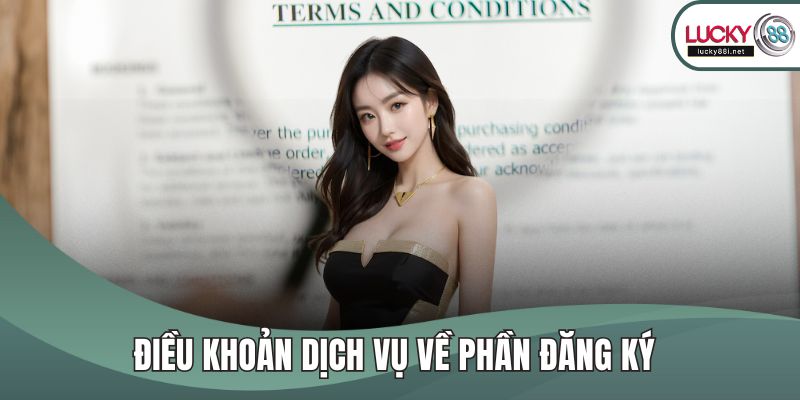 Điều khoản dịch vụ về phần đăng ký 