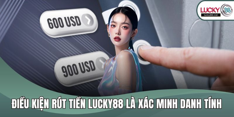 Điều kiện rút tiền LUCKY88 là xác minh danh tính