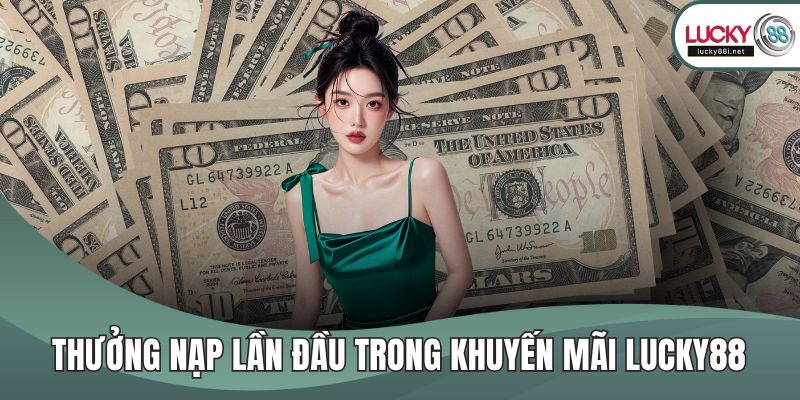 Thưởng nạp lần đầu trong khuyến mãi LUCKY88